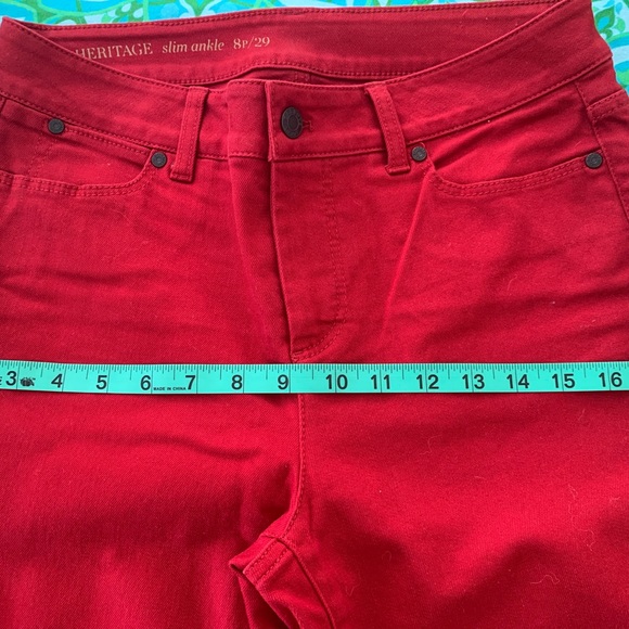 Talbots Heritage Slim Ankle Jeans - Picture 3 of 8